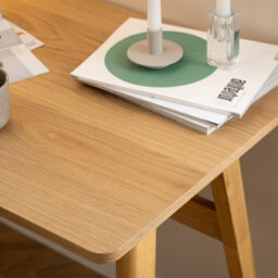 Furniture To Go Barnett  Office Desk In Matt Oak - thumbnail 5