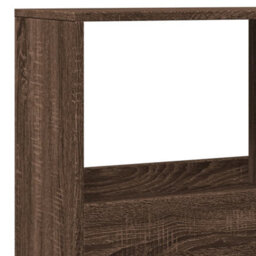 Berkfield Room Divider Brown Oak 100X33X155.5 Cm Engineered Wood - thumbnail 7