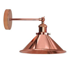 " Industrial Metal Wall Lights Indoor Wall Sconce Lighting Wall Lamp Fixture Rose Gold Without Bulb" - thumbnail 1