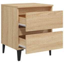 Vidaxl Bed Cabinets 2 Pcs Sonoma Oak 40X35X50 Cm Engineered Wood - thumbnail 6
