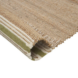 Beliani Rug Mirza Olive Green 160 X 230 Cm Jute - thumbnail 6
