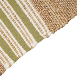 Beliani Rug Mirza Olive Green 160 X 230 Cm Jute - thumbnail 5