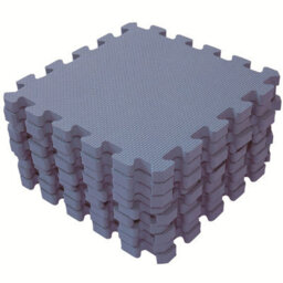Safetots Wooden Play Den 80Cm X 120Cm, Natural Wood, 76Cm High, With Soft Foam Play Mat, Dusty Blue, 90Cm X 150Cm - thumbnail 6