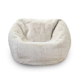 rucomfy Beanbags Rucomfy Slouchbag Kids Bean Bag - Faux Fur - Linen Bean Bag For Children - thumbnail 2
