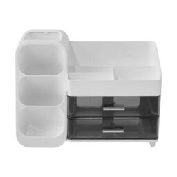 Darphe White Modern Multi-Compartment Cosmetic Storage Organiser With Drawers - thumbnail 6