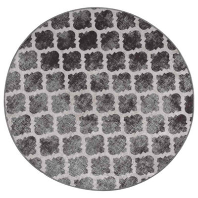 Berkfield Durable Rug Washable 120 Cm Multicolour Anti Slip - image 1
