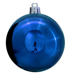 Christmas Tree World 6Cm Blue Bauble Set Shiny/matt (40 Pc) - thumbnail 6