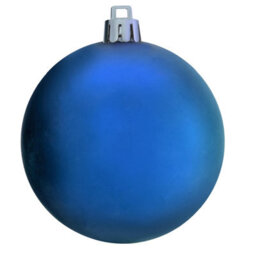 Christmas Tree World 6Cm Blue Bauble Set Shiny/matt (40 Pc) - thumbnail 5