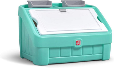 Plastic Toy Chest With Art Station Lid, Step2 Decorative Storage & Art Station