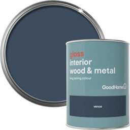 GoodHome Vence Gloss Interior Metal & Wood Paint, 750Ml