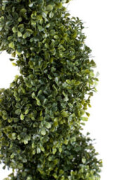 Best Artificial 5Ft - 150Cm Green Boxwood Spiral Topiary Tree - Suitable For Outdoor Use - Weather & Fade Resistant - thumbnail 4