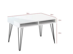 Impact Furniture Living Room Furniture Set Coffee Table Console And Tv Unit Hairpin Grey Oak Effect Mr - thumbnail 4