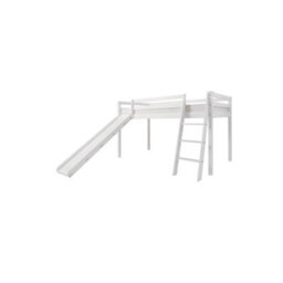 Nöa & Nani Noa & Nani Cabin Bed Midsleeper With Slide And Sports Tent & Tower In White - thumbnail 2