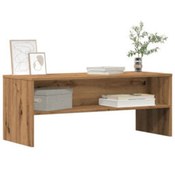 Berkfield Durable Tv Cabinet Artisan Oak 100X40X40 Cm Engineered Wood - thumbnail 3