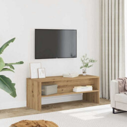Berkfield Durable Tv Cabinet Artisan Oak 100X40X40 Cm Engineered Wood - thumbnail 2