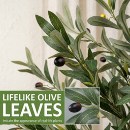 Crystals 150Cm Faux Olive Tree Decorative Artificial Plant For Home & Office - thumbnail 5