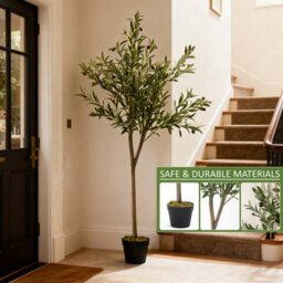 Crystals 150Cm Faux Olive Tree Decorative Artificial Plant For Home & Office - thumbnail 4