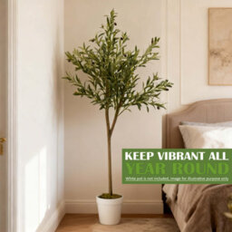 Crystals 150Cm Faux Olive Tree Decorative Artificial Plant For Home & Office - thumbnail 2