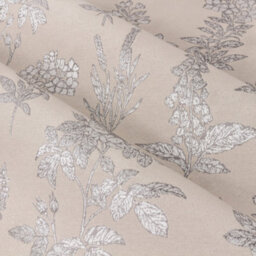 Wylder Sophia Jacquard Floral Room Darkening Eyelet Curtain Pair Natural (W)229Cm X (D)137Cm - thumbnail 6