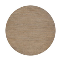 Wyld Haus Sorrento Retro Weathered Oak Ribbed Round Accent Table - thumbnail 5