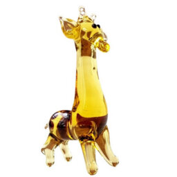 Novecrafto Handcrafted Glass Giraffe Figurine For Elegant Home Decor - thumbnail 1