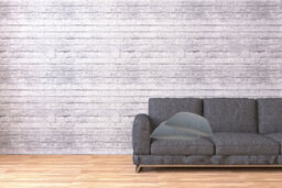 Artisan Furniture Solid Wood Ribbed Grey Cushion Set Of 2
