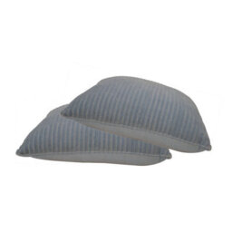 Artisan Furniture Solid Wood Ribbed Grey Cushion Set Of 2 - thumbnail 3