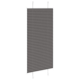 Berkfield Modern Pleated Blind Black 55X100 Cm Fabric Width 54.4 Cm Polyester - thumbnail 4