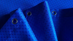 Royal Blue Diamond Polyester Shower Curtain 180X180Cm - thumbnail 5