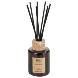 Beliani Scented Candle With Fragrance Reed Diffuser Dark Elegance Soy Wax Oriental Notes - thumbnail 5