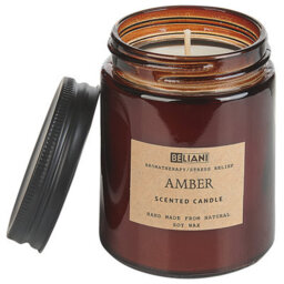 Beliani Scented Candle With Fragrance Reed Diffuser Dark Elegance Soy Wax Oriental Notes - thumbnail 6