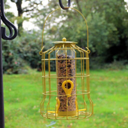 Actiasgear Metal Hanging Wild Bird Feeder - 3Pcs Seed, Nut And Fat Ball Squirrel Proof - thumbnail 4