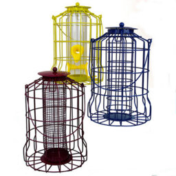 Actiasgear Metal Hanging Wild Bird Feeder - 3Pcs Seed, Nut And Fat Ball Squirrel Proof - thumbnail 6