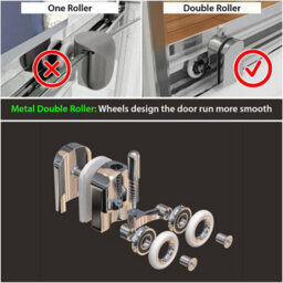 Royal Bathrooms Grand 1600 X 800mm 3-Sided Sliding Door Shower Enclosure Rectangular With Side Panels 6mm Safety Tempered Glass Screen - thumbnail 6