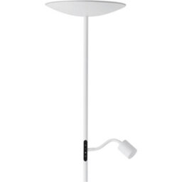 Loops 2 Pack Sleek Modern White Led Floor Lamp For Stylish Indoor Lighting - thumbnail 5