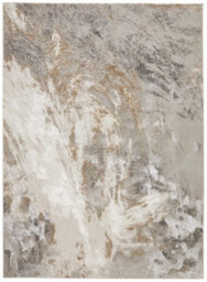 Santa Monica Modern Abstract Grey & Beige Shimmer Effect Large Rug With Soft Textured Finish 290 X 200Cm - thumbnail 2
