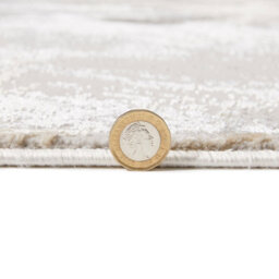 Santa Monica Modern Abstract Grey & Beige Shimmer Effect Large Rug With Soft Textured Finish 290 X 200Cm - thumbnail 5