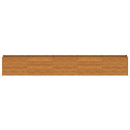 Berkfield Durable Garden Raised Bed 482X50X69 Cm Corten Steel - thumbnail 4
