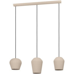 Loops Sandy Triple Pendant Light - Modern Design Indoor Ceiling Fixture With 3 Bulbs - thumbnail 3