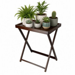 Wooden Folding Side Table Folding Patio Tray Table