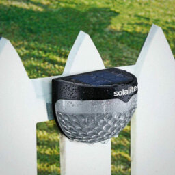 Pack Of 2 Wireless Sensor Fence Lights, Solar-Powered And Weatherproof Led Lamps - thumbnail 1