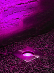 Auraglow Remote Control Colour Changing Outdoor Deck Light - Square - 2 Pack - thumbnail 4