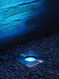 Auraglow Remote Control Colour Changing Outdoor Deck Light - Square - 2 Pack - thumbnail 2