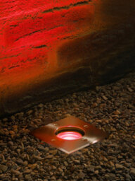 Auraglow Remote Control Colour Changing Outdoor Deck Light - Square - 2 Pack - thumbnail 3