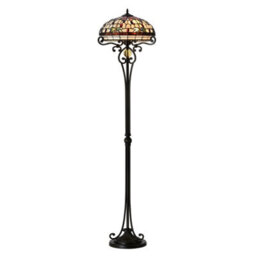 Belofay Tiffany Floor Lamps, Antique Stained Glass Handmade Tiffany Lights Floor Lamps 16X62 Inchs - thumbnail 1