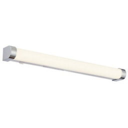 Led Bathroom Wall Light 15W Cool White Ip44 Chrome Bar Slim Strip Cabinet Lamp - thumbnail 1