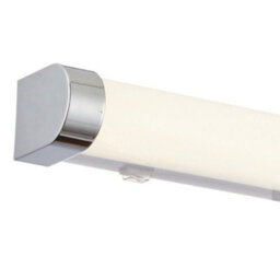 Led Bathroom Wall Light 15W Cool White Ip44 Chrome Bar Slim Strip Cabinet Lamp - thumbnail 3