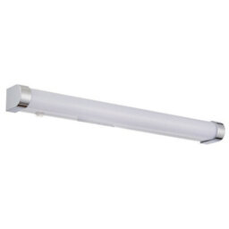 Led Bathroom Wall Light 15W Cool White Ip44 Chrome Bar Slim Strip Cabinet Lamp - thumbnail 2