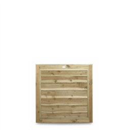 Premier Garden Supplies Garden Gate Waney Larch Lap H.3Ft X W.3Ft Fully Framed Wooden Pressure Treated Pedestrian Affordable Timber Garden Door - thumbnail 5