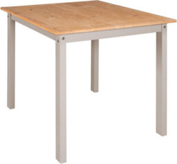 Mews Corona Dining Table Set 4 Seater Grey Solid Mexican Pine Wood Table With 4 Chairs - thumbnail 4